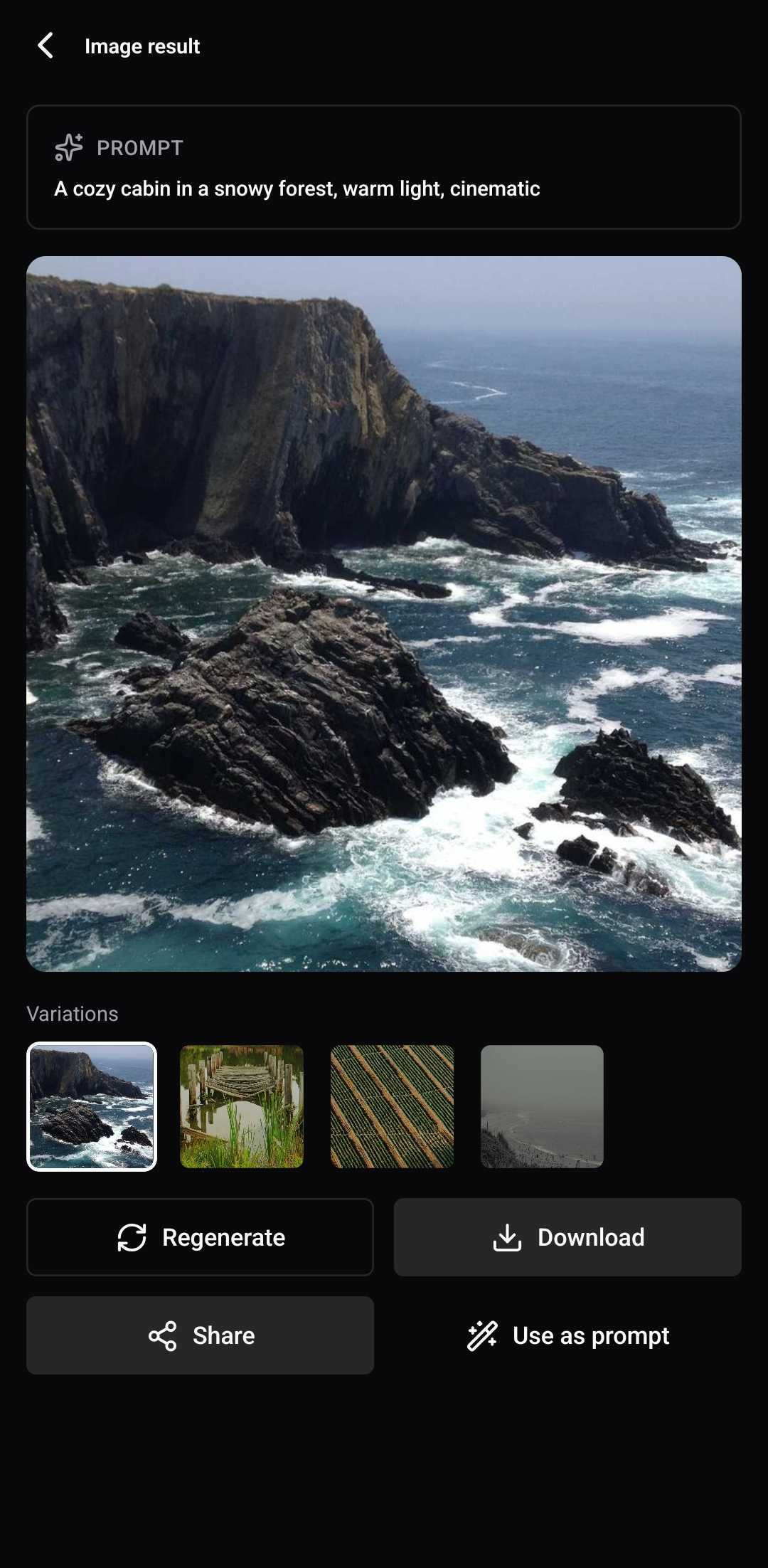 AI Template — Image result (dark)