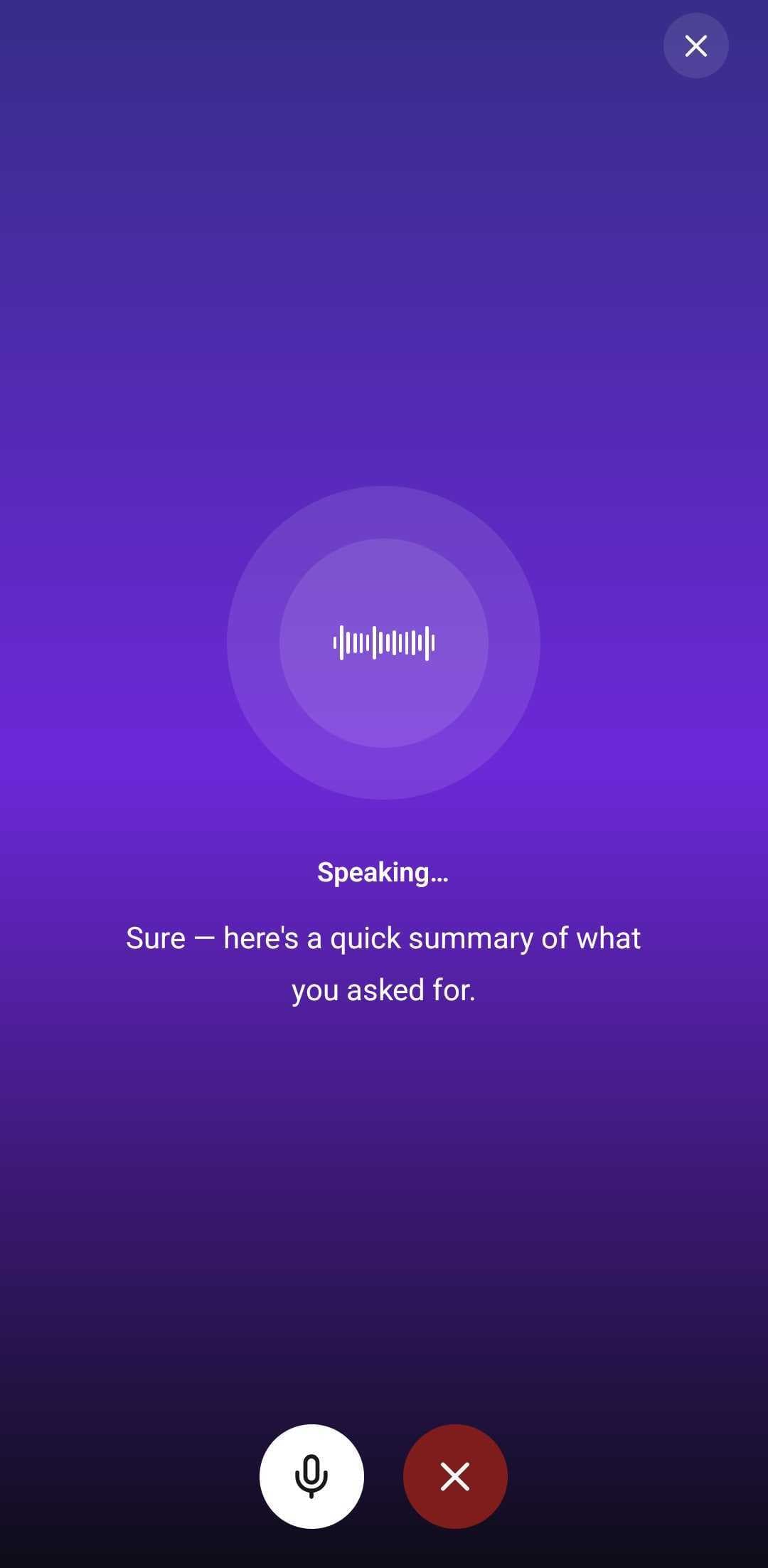AI Template — Voice (dark)