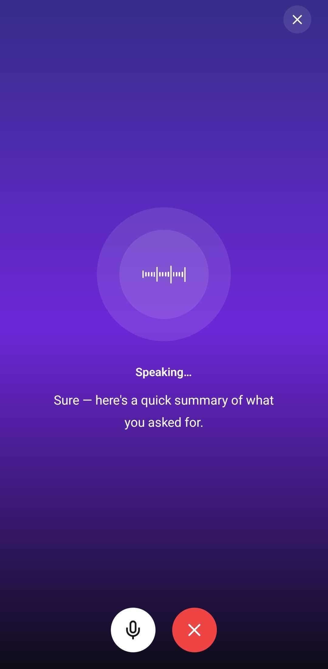 AI Template — Voice (light)