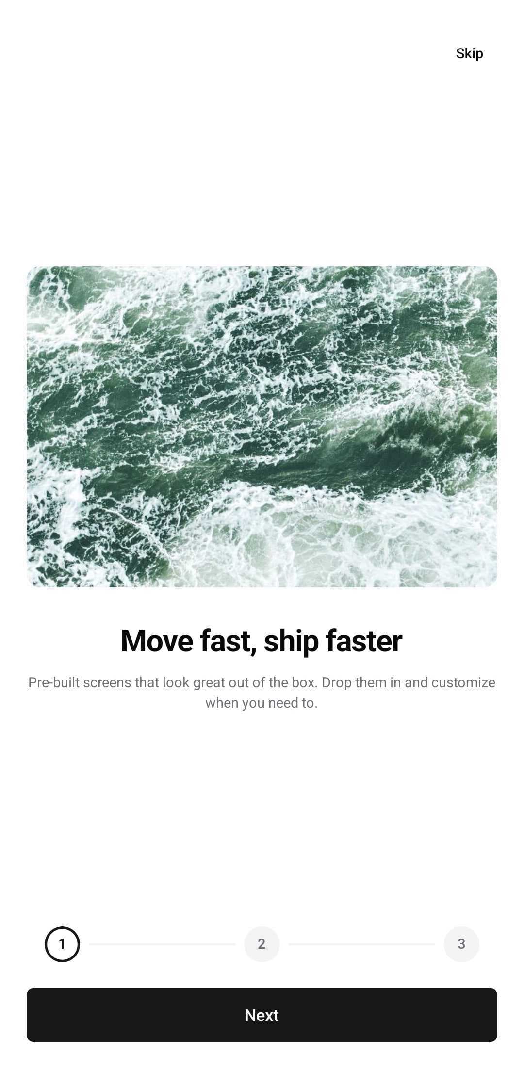 Onboarding Template — Feature tour1 (light)