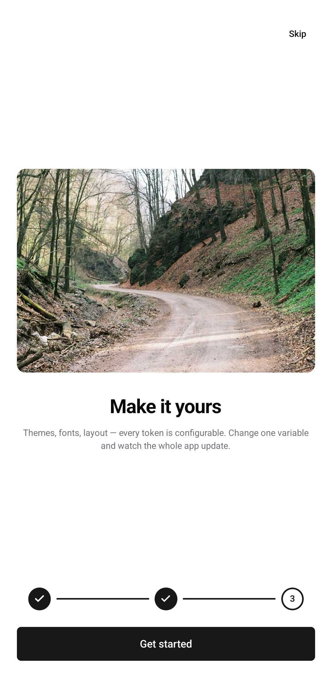 Onboarding Template — Feature tour3 (light)